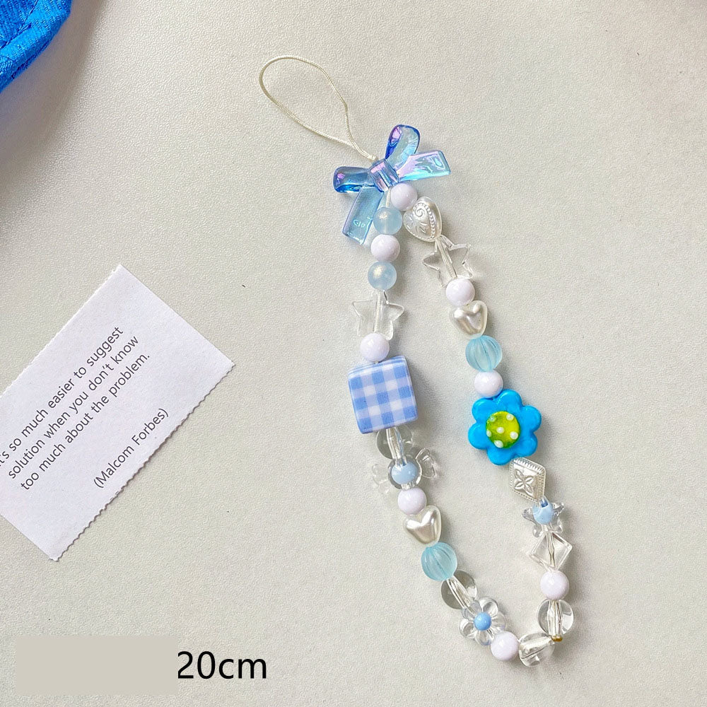 Beaded Flower Mobile Jewelry Accessories