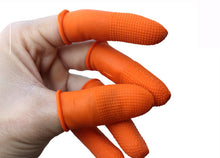 Rubber padded thick finger sleeve